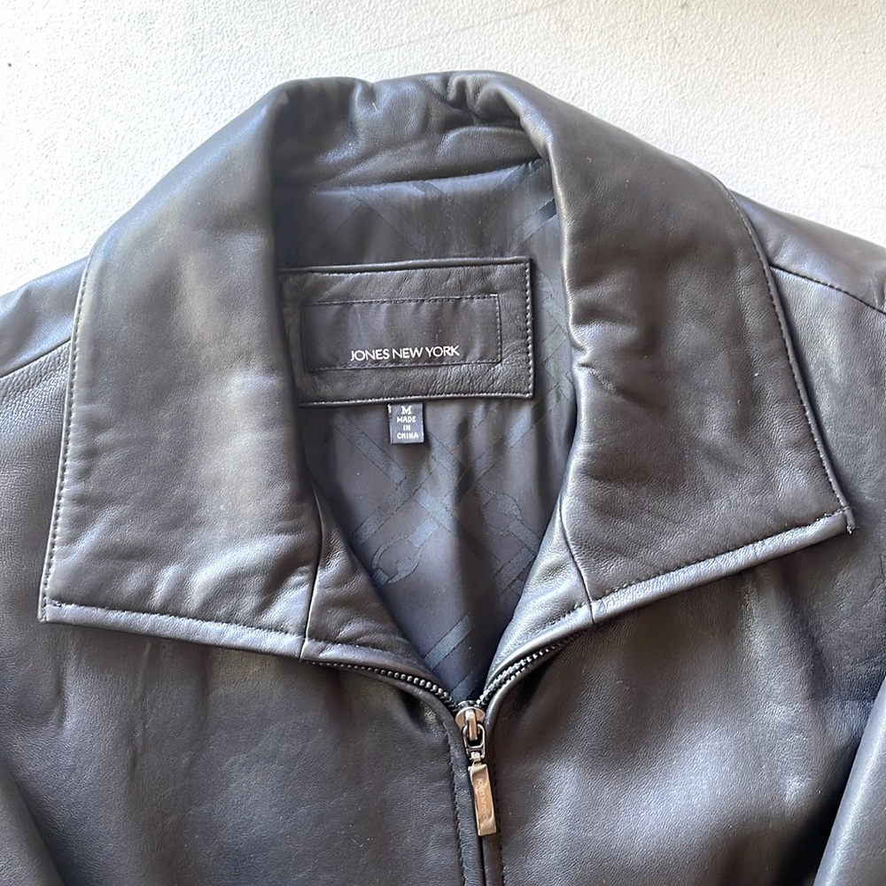 Jones New York Leather Jacket